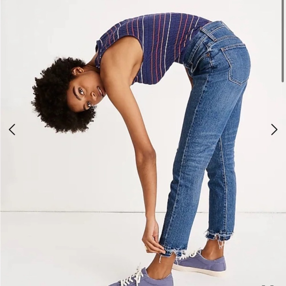 SOLD Madewell The High Rise Slim Boy Jean Size 25